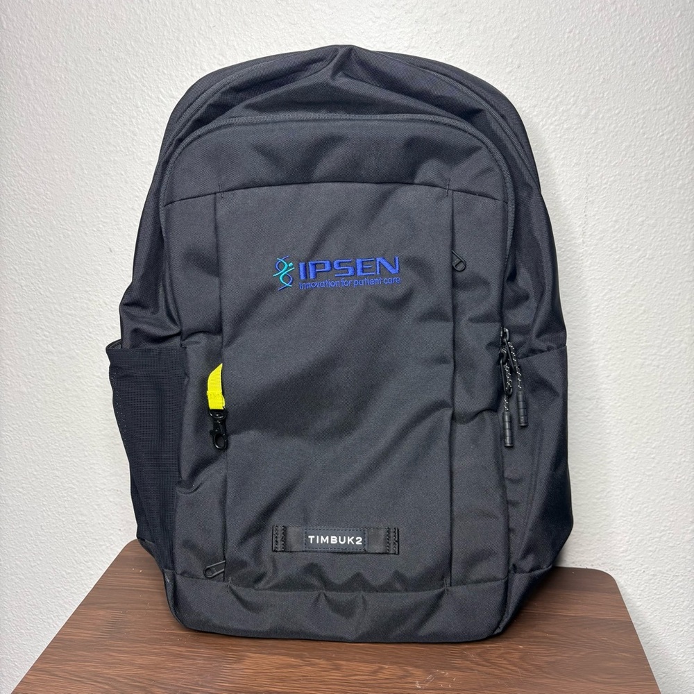 Timbuk2 Backpack Parkside Eco Black Laptop Multiple Spaces Zippers Co Logo New